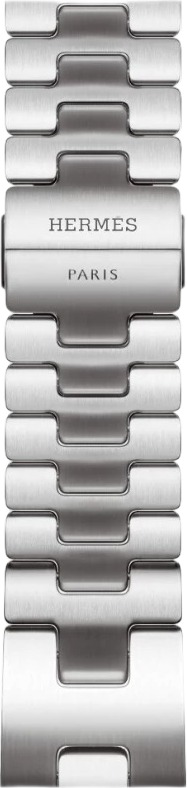 Смарт-часы Apple Watch Hermes Series 10 42 мм, Silver Titanium Case with Satine Grand H, Серебристый детальное изображение - 3