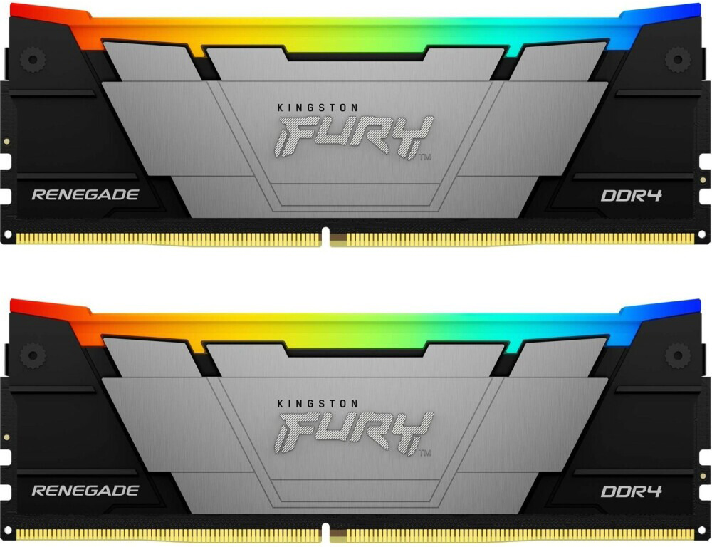 Оперативная память Kingston Fury Renegade RGB DDR4 4600, KF446C19RB2AK2/16, 2x8 Гб KIT, 16 Гб детальное изображение - 1