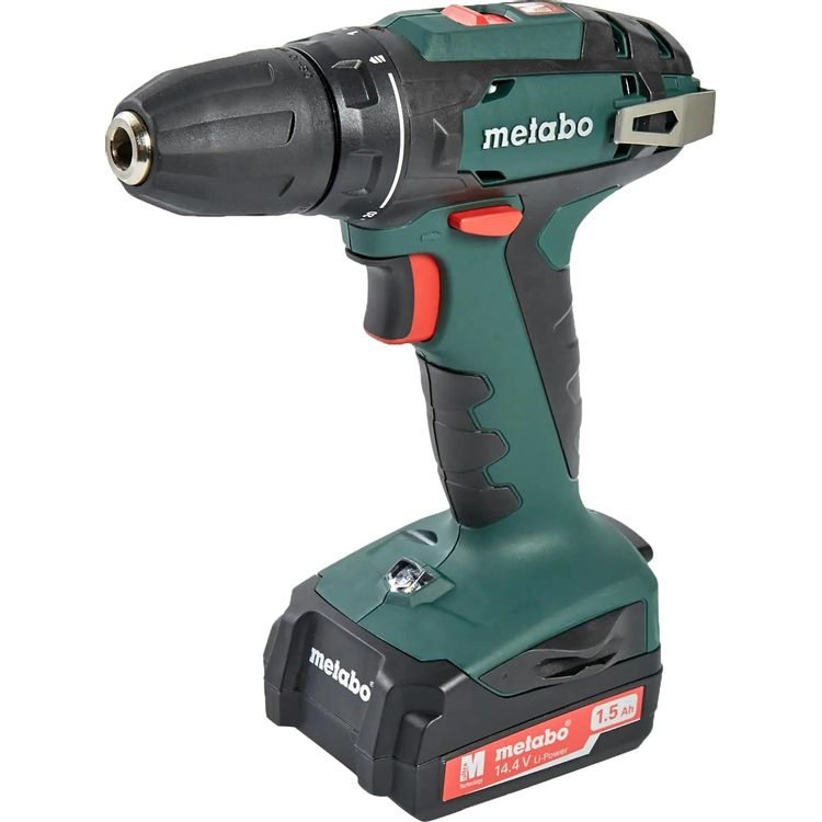 Аккумуляторная дрель-шуруповерт Metabo BS 14.4 602206550, 14.4 В, 40 Нм, 1.5 А·ч  детальное изображение - 1