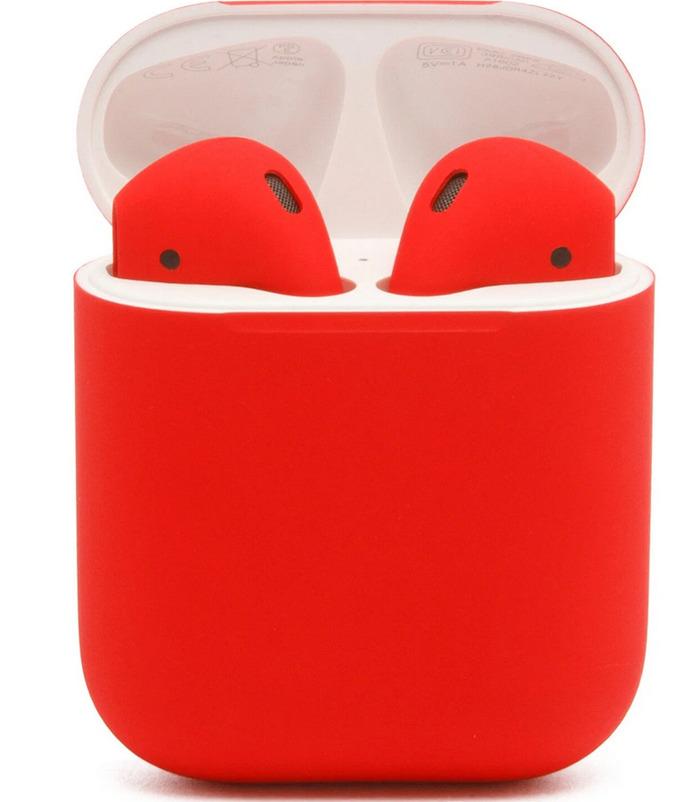 Беспроводные наушники Apple AirPods 2, Матовый красный №2