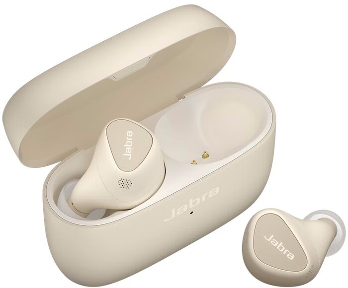Беспроводные наушники Jabra Elite 5, Золотисто-бежевый №2