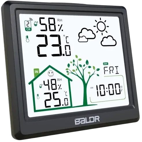 Метеостанция BALDR B0389WST2H2, Черный детальное изображение - 5