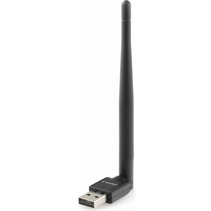 Wi-Fi адаптер Gembird WNP-UA-010, Wi-Fi 4, Черный №1