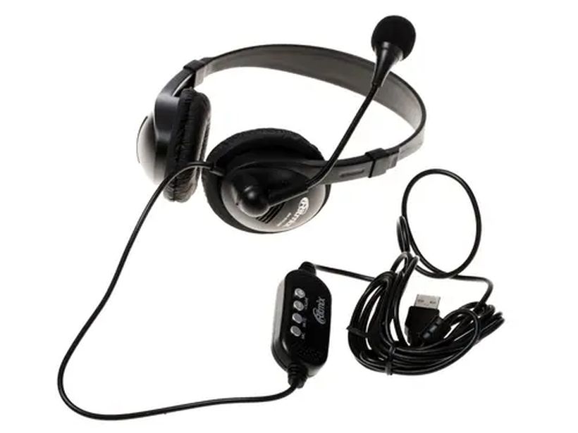 Проводные наушники Ritmix RH-533 USB, Черный детальное изображение - 2