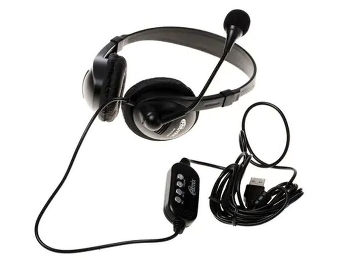 Проводные наушники Ritmix RH-533 USB, Черный №2
