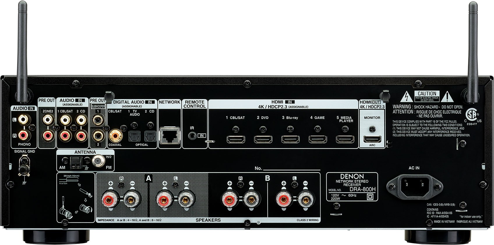 AV-ресивер Denon DRA-800H детальное изображение - 2