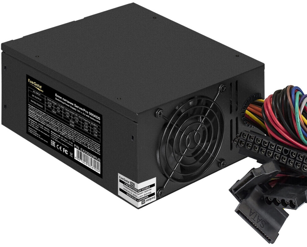 Серверный корпус ExeGate Pro 2U350-33/500ADS (EX298275RUS), 500 Вт, Черный детальное изображение - 3