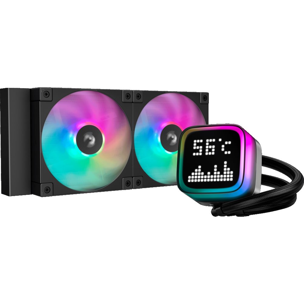 Система жидкостного охлаждения DeepCool LP240, Черный детальное изображение - 1