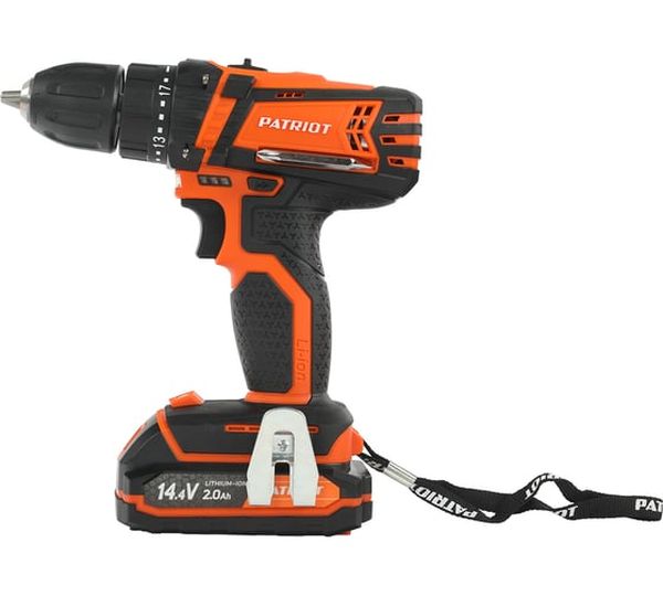 Аккумуляторная дрель-шуруповерт PATRIOT BR 141ES 180201141, 14.4 В, 27 Нм, 2 А·ч  детальное изображение - 2