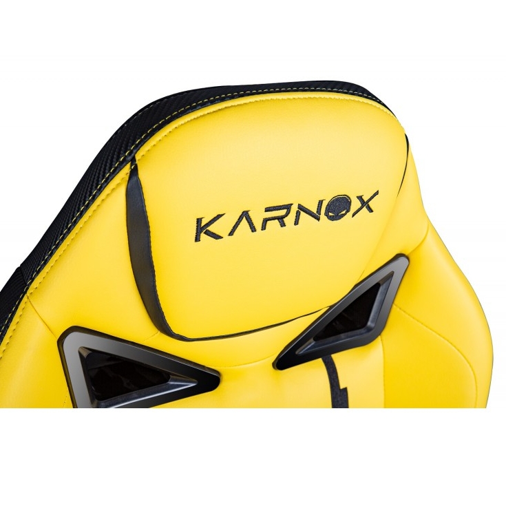 Игровое кресло KARNOX GLADIATOR Cybot Edition, Черный/Желтый детальное изображение - 9
