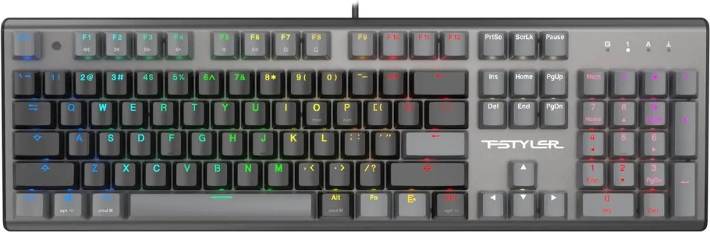 Клавиатура A4Tech Fstyler FS100 Neon, Черный детальное изображение - 15