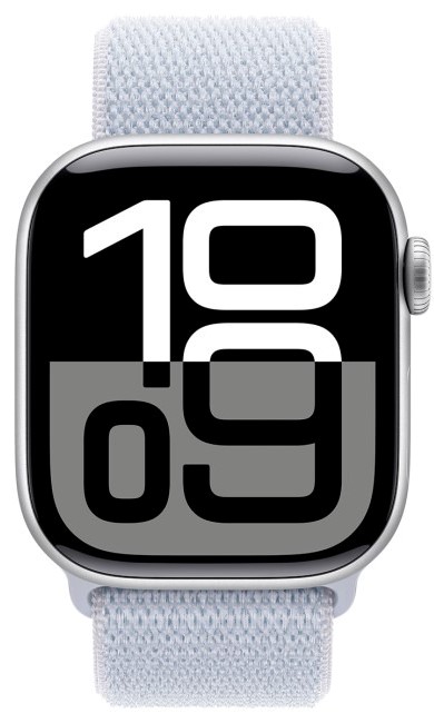 Смарт-часы Apple Watch Series 10 46 мм, Silver Aluminium Case with Blue Cloud Sport Loop детальное изображение - 2