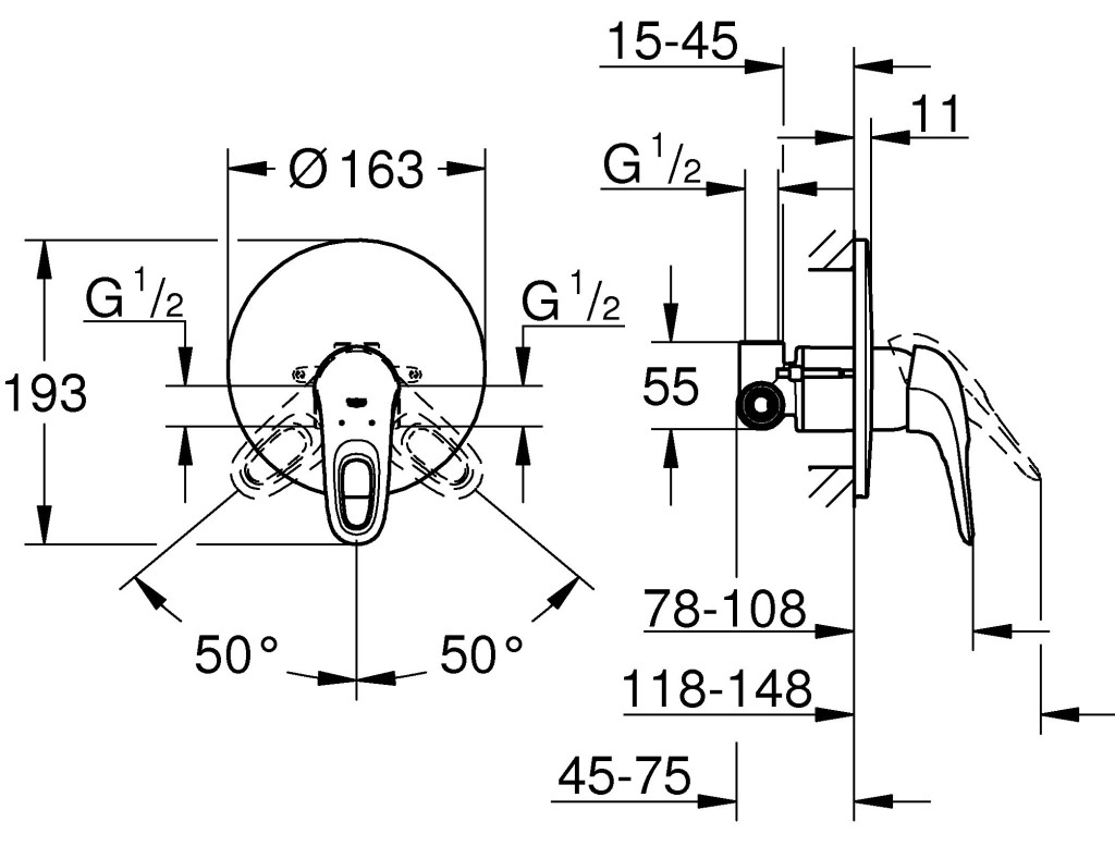 Смеситель Grohe Eurostyle 33635003 детальное изображение - 2