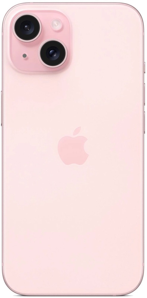 Смартфон Apple iPhone 15 256 Гб, Розовый, nano SIM + eSIM №3