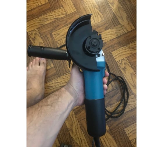 Угловая шлифмашина Makita, плавный пуск, антирестарт, коробка GA5030RX8 (Makita GA5030R+Диск B-45808, 5 шт), 125 мм, 11000 об/мин, 720 Вт детальное изображение - 5