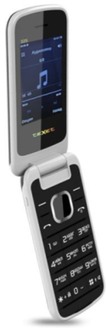 Мобильный телефон Texet TM-325, 32 Мб, Черный, Dual micro-SIM детальное изображение - 4