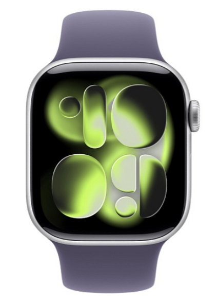 Умные часы Apple Watch Series 11 42 мм, Silver Aluminium Case with Purple Fog Sport Band, GPS, Фиолетовый туман (M/L) детальное изображение - 2