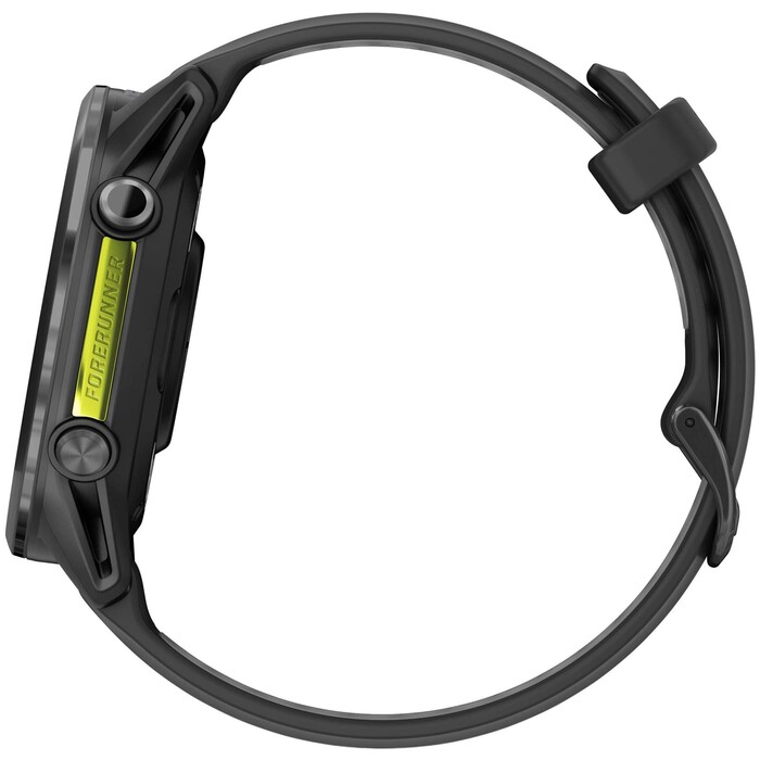 Умные часы Garmin Forerunner 970 47 мм, Черный, темно-серый DLC титановый безель, с черно-серым ремешком №4