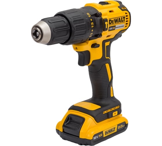 Аккумуляторная ударная дрель-шуруповерт DeWALT DCD778D2T-QW, 18 В, 65 Нм, 2 А·ч детальное изображение - 2