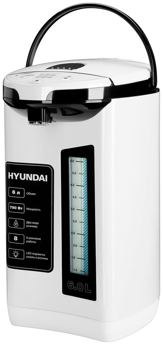 Термопот Hyundai HYTP-4850 6л., 750Вт, Черный детальное изображение - 1