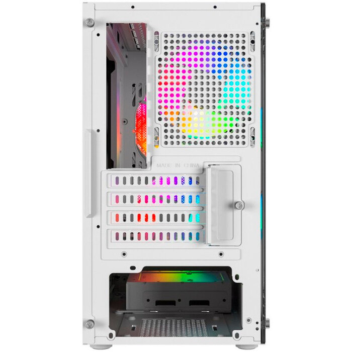 Корпус Powercase Mistral Micro D3W ARGB, Белый №6