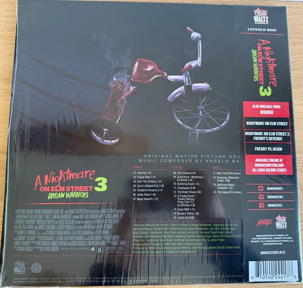 Виниловая пластинка OST – Angelo Badalamenti – A Nightmare On Elm Street 3: Dream Warriors 2LP детальное изображение - 2