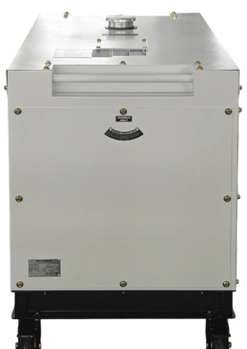 Генератор дизельный с воздушным охлаждением HYUNDAI DHY 10000SE-3, в кожухе, 8 кВт, Белый детальное изображение - 12