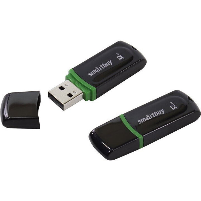 USB Flash накопитель SmartBuy Paean (SB32 ГБPN-K) 32 ГБ, черный №1