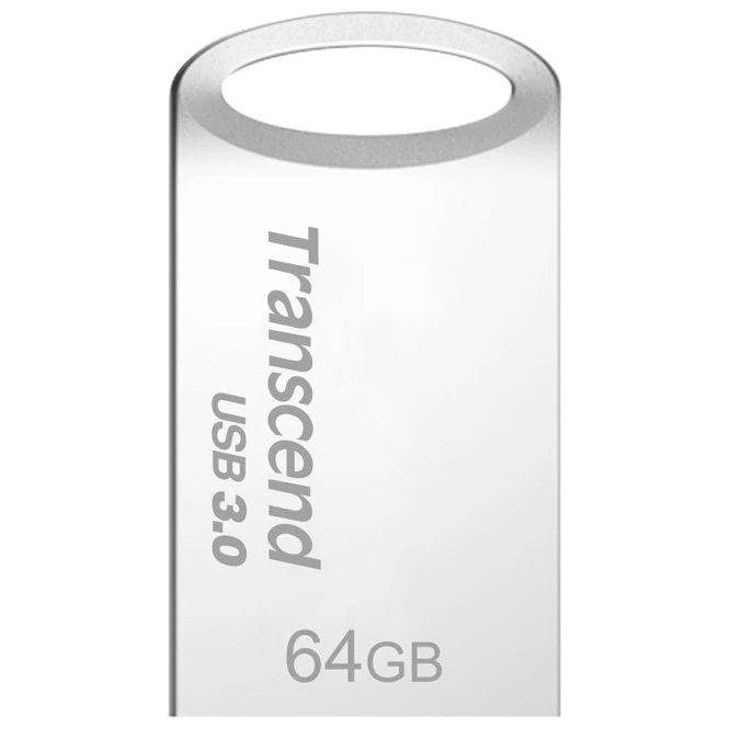 USB Flash накопитель Transcend JetFlash 710 (TS64GJF710S) 64 ГБ, серебряный детальное изображение - 2
