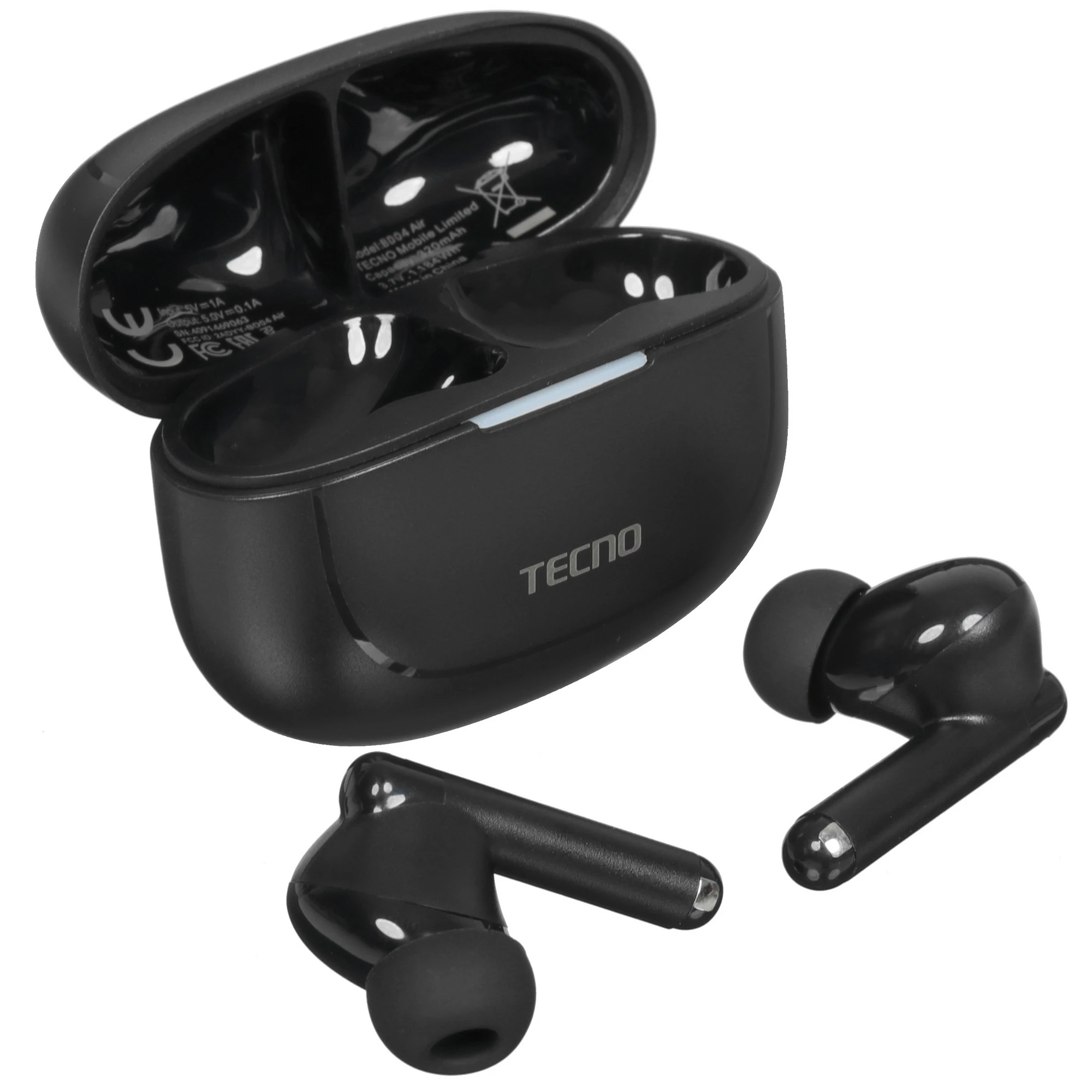 Беспроводные наушники Tecno Buds 4 Air, Черный детальное изображение - 7