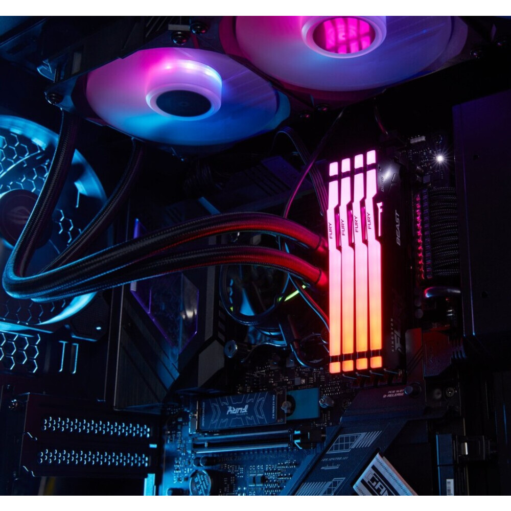 Оперативная память Kingston Fury Beast Black RGB DDR5 6000MHz, KF560C36BBEA-8, 8 Гб детальное изображение - 7