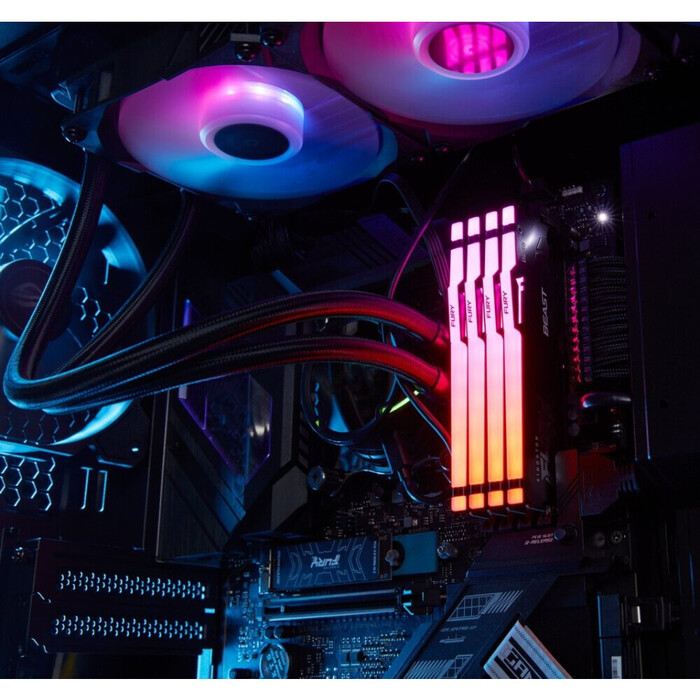 Оперативная память Kingston Fury Beast Black RGB DDR5 6000MHz, KF560C36BBEA-8, 8 Гб №7