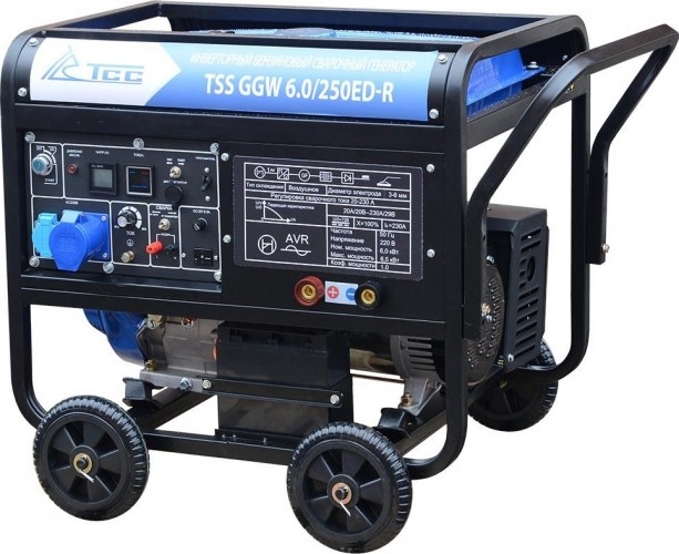 Сварочный генератор ТСС GGW 6.0/250ED-R 022959, 6 кВт, Черный детальное изображение - 1