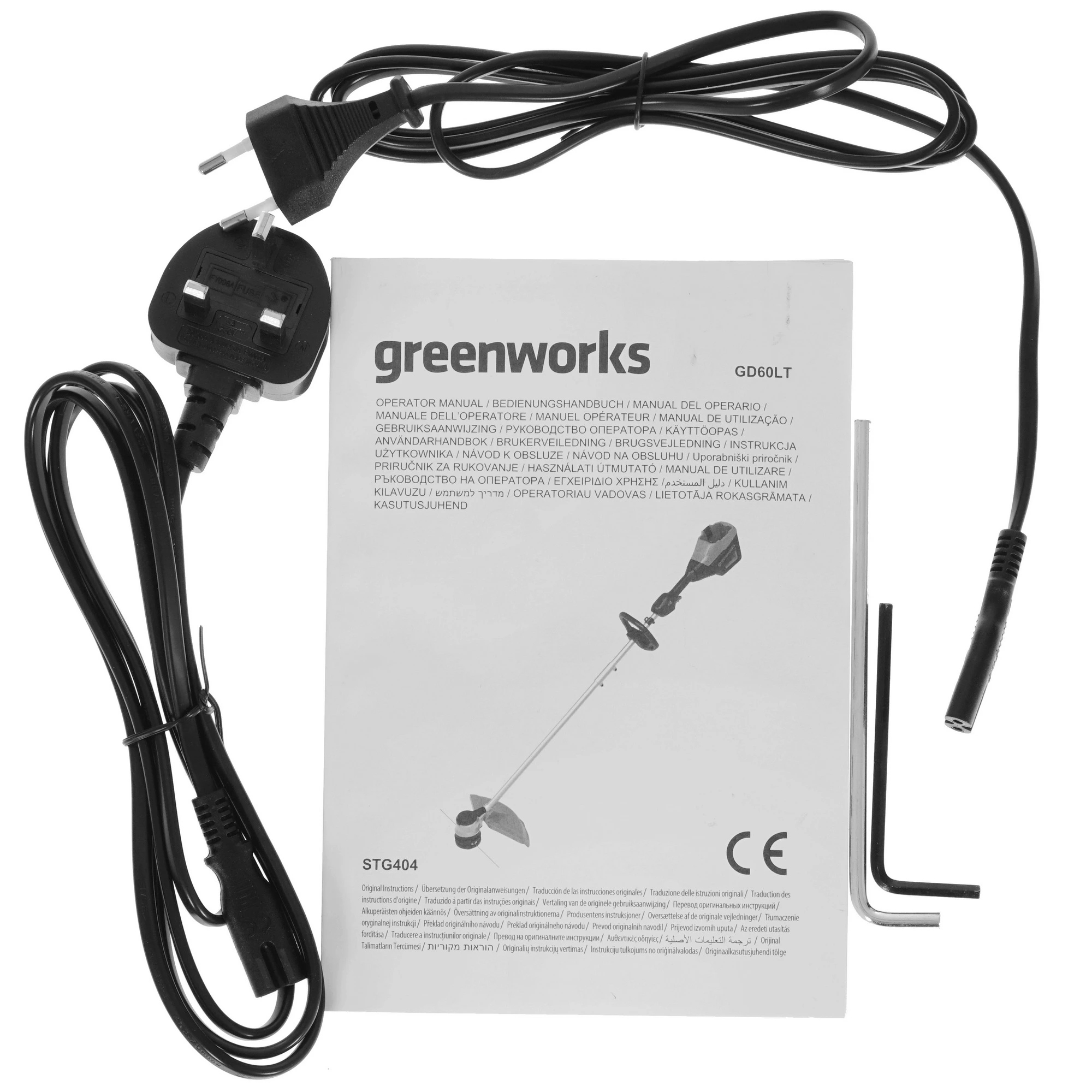 Триммер аккумуляторный Greenworks GD60LTK4 (2108307UB), c АКБ 1х4Ач и ЗУ, Зеленый детальное изображение - 9