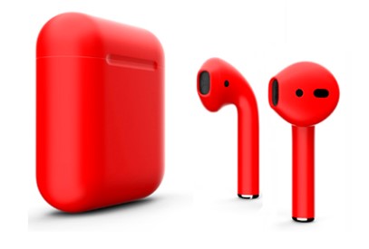Беспроводные наушники Apple AirPods 2, Матовый красный детальное изображение - 1