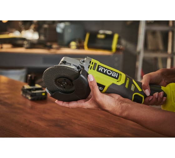 Углошлифмашина Ryobi ONE+ RAG18125-0 5133005403, 125 мм, 9000 об/мин детальное изображение - 12
