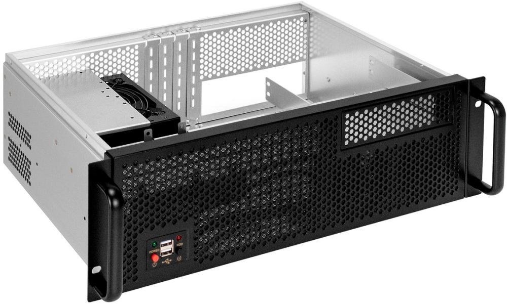 Серверный корпус ExeGate Pro 3U300-03/500PPH-SE, 500 Вт, Черный детальное изображение - 2