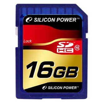 Карта памяти Silicon Power SD (SP016GBSDH010V10), 16 Гб детальное изображение - 1