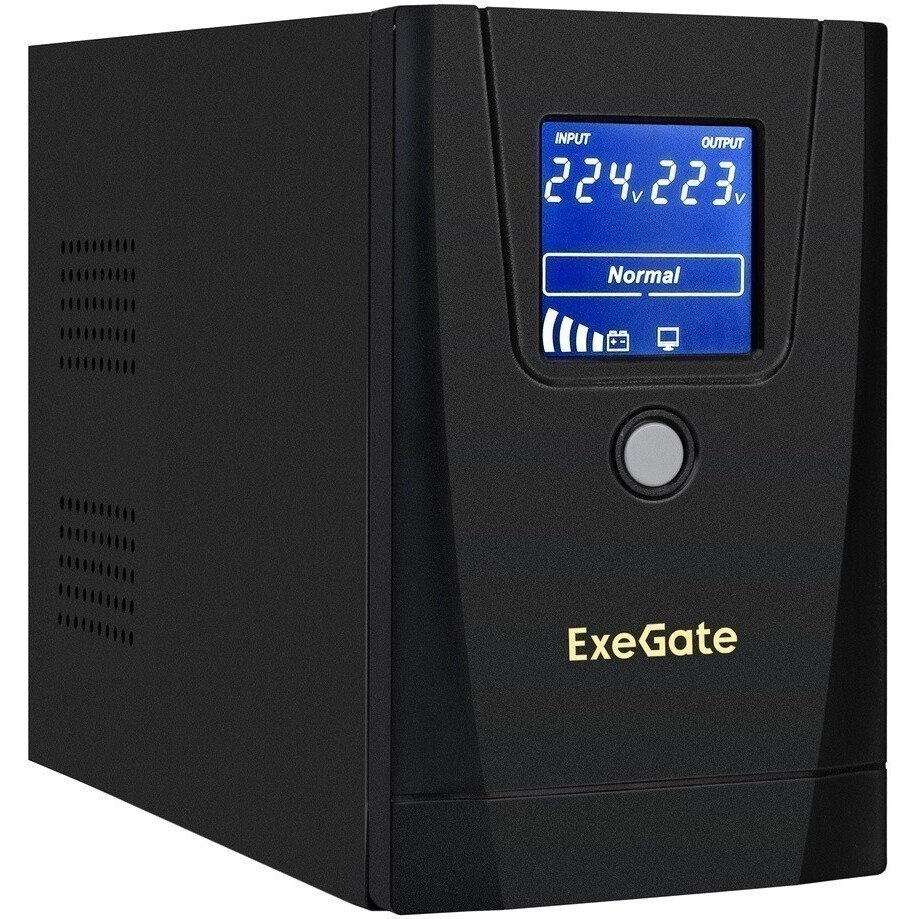 ИБП ExeGate SpecialPro Smart LLB-1000.LCD.AVR.1SH.2C13 детальное изображение - 1