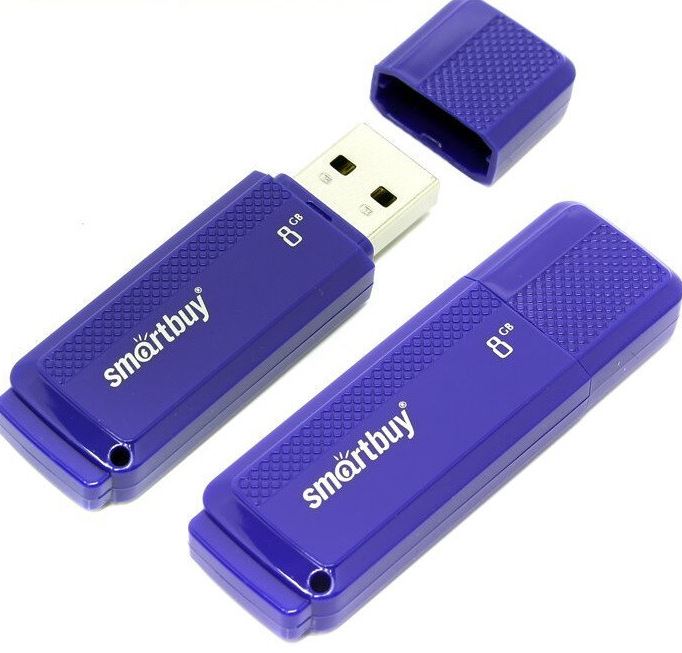 USB Flash накопитель SmartBuy Dock (SB8 ГБDK-B) 8 ГБ, синий детальное изображение - 2