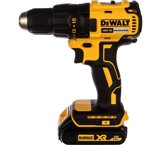 Аккумуляторная дрель-шуруповерт DeWALT DCD777S2TC-QW, 18 В, 65 Нм, 1.5 А·ч детальное изображение - 3