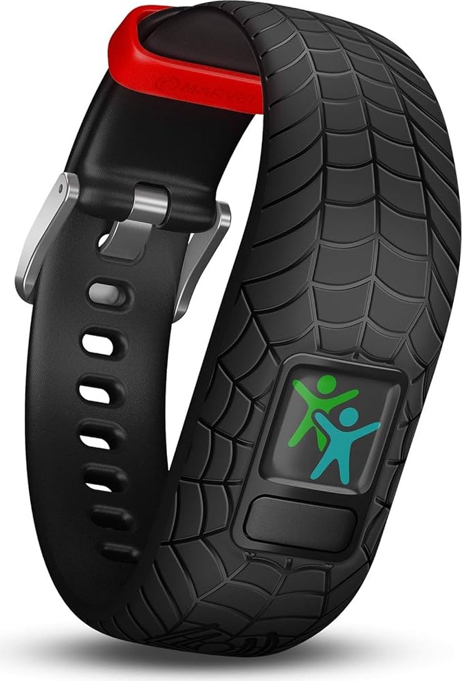 Фитнес-браслет детский Garmin Vivofit Jr 2, Spider-Man Band, 11 мм, Черный детальное изображение - 3