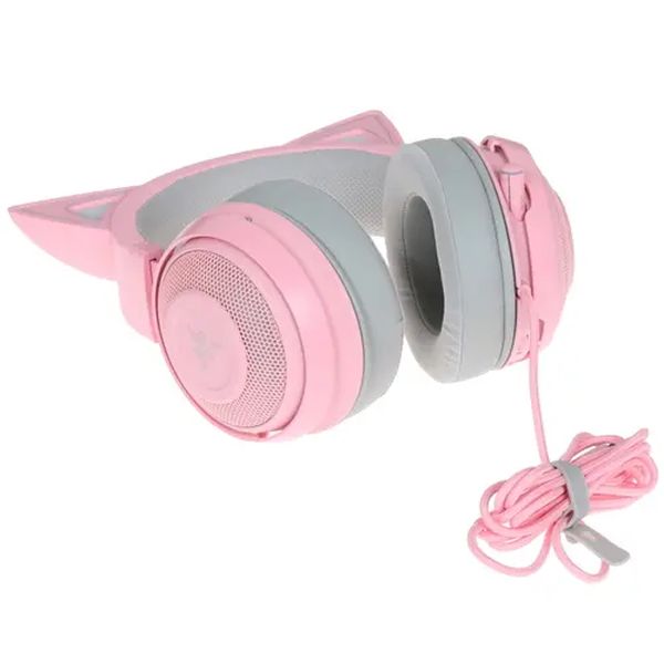 Проводные наушники Razer Kraken Kitty Edition, Розовый детальное изображение - 4