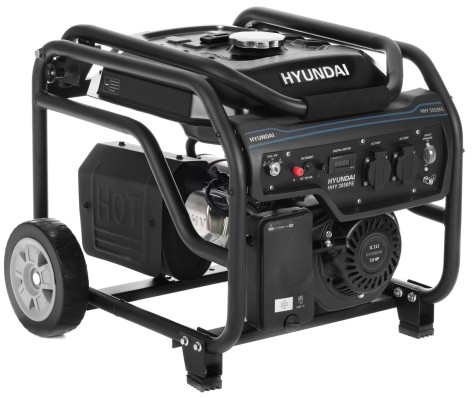 Генератор бензиновый HYUNDAI HHY 3050FE, 2.8 кВт, Черный детальное изображение - 1