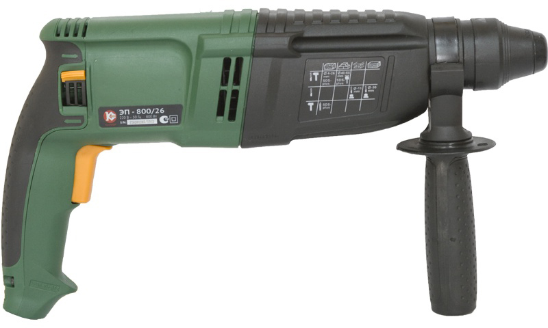 Перфоратор Калибр ЭП-800/26 00000023963, 800 Вт, 2,8 Дж, 0-4000 уд/мин детальное изображение - 2