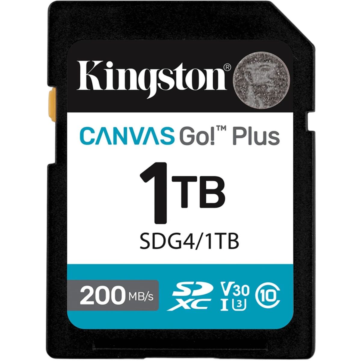 Карта памяти Kingston Canvas Go! Plus SD (SDG4/1TB), 1 Тб детальное изображение - 1