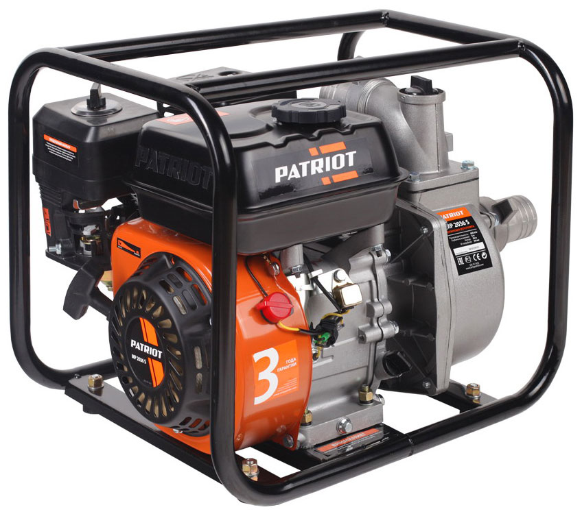 Насос Patriot MP 2036 S, 600 л/мин, 50 мм, напор 30 м, d=50 мм, 4050 Вт, Оранжевый детальное изображение - 1