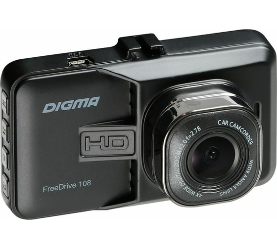 Видеорегистратор DIGMA FreeDrive 108, 1920x1080 Full HD dpi, MicroSD, 32 ГБ, Черный детальное изображение - 3