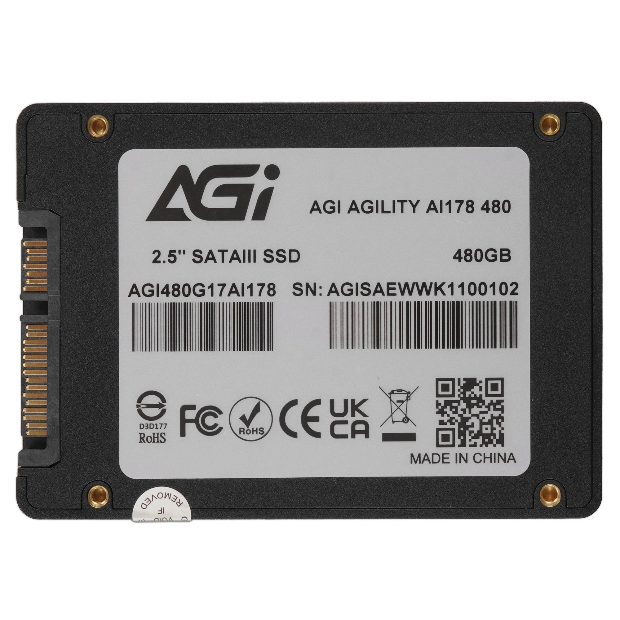 Накопитель SSD AGI AI178 AGI480G17AI178, 480 Гб детальное изображение - 2