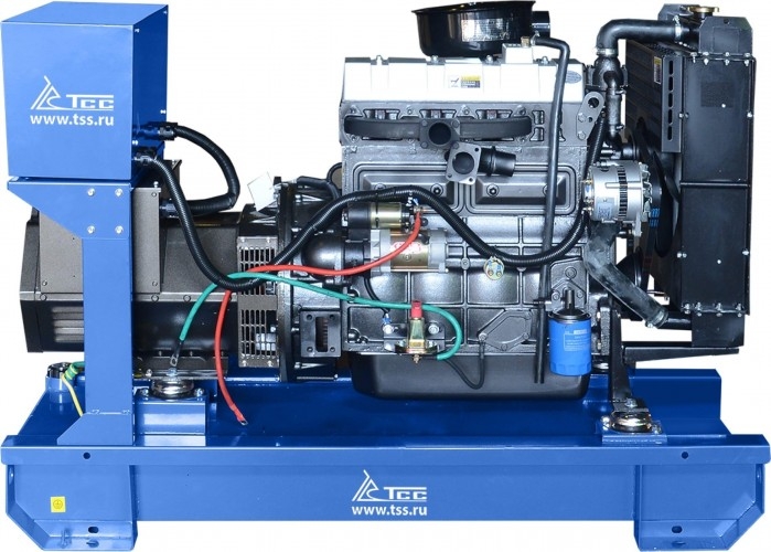 Генератор дизельный ТСС АД-30С-Т400-1РМ16 (TTD 42TS) 028433, открытый, 30 кВт, Синий детальное изображение - 2